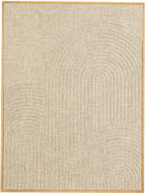 Mica Decorations wanddecoratie beige (60x80 cm)