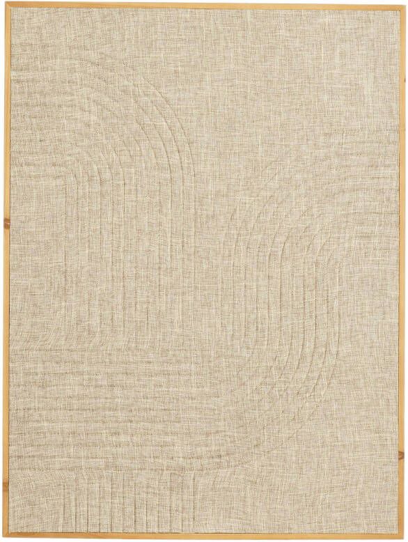 Mica Decorations wanddecoratie beige (60x80 cm)