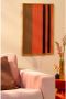 Mica Decorations wanddecoratie oranje (50x70 cm) - Thumbnail 3