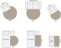 NOUS Living vloerkleed (120x60 cm) - Thumbnail 3