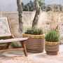 Outdoorliving by Decoris wicker planter Hazel - Thumbnail 2