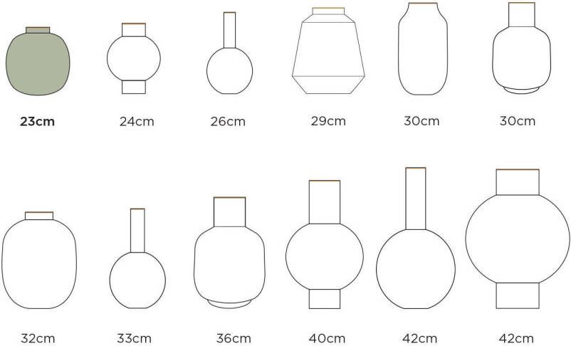 Pip Studio vaas Dot Delight (23 cm)
