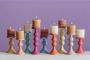 Present Time kandelaar Funky geel (15 cm) - Thumbnail 3