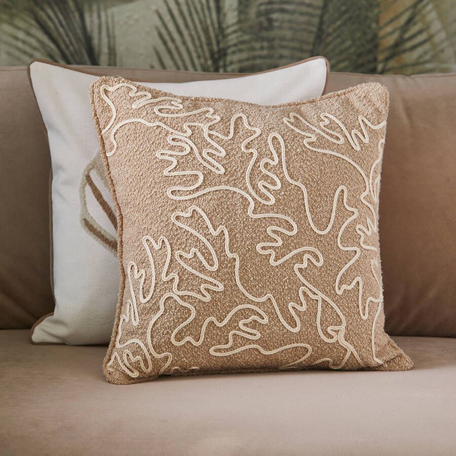 Riviera Maison sierkussenhoes Coral Cove (50x50 cm)