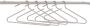 Spinder Design HANG-ON kledinghangers (set van 5 stuks) Silky Taupe - Thumbnail 3