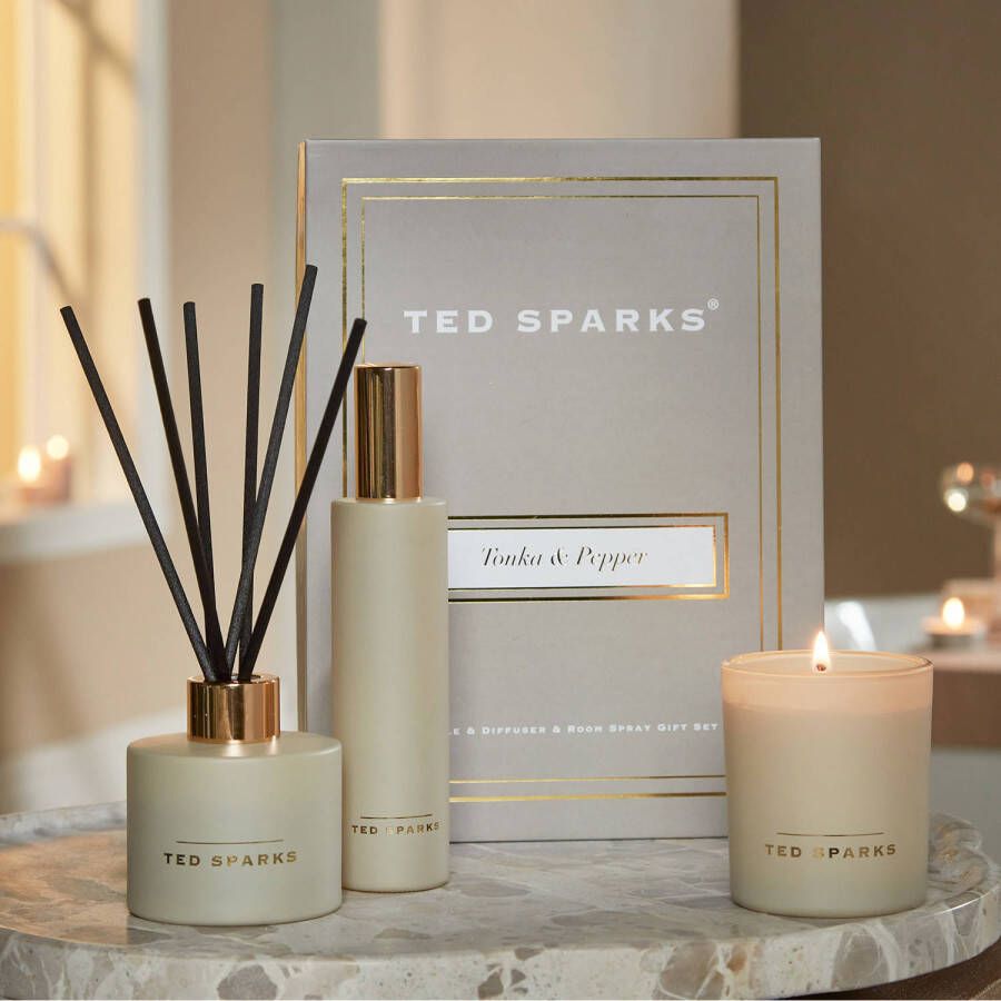 Ted Sparks geschenkset Tonka & Pepper 200 ml