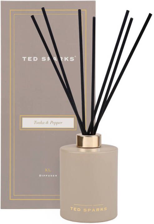 Ted Sparks geurstokje XL Tonka & Pepper (200 ml)