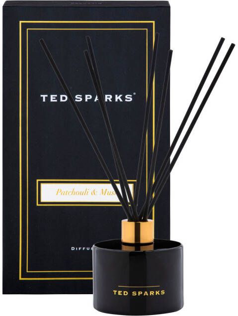 Ted Sparks geurstokjes Patchouli & Musk (250 ml) (250 ml)