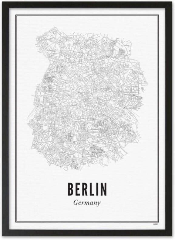 WIJCK. poster Berlin city (50x70 cm)