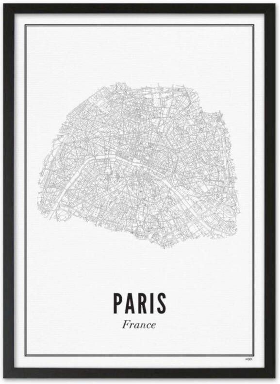 WIJCK. poster Paris city (50x70 cm)