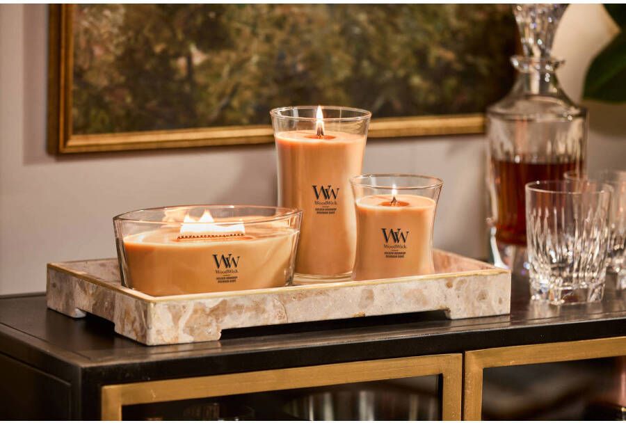 WoodWick geurkaars Golden Bourbon Large