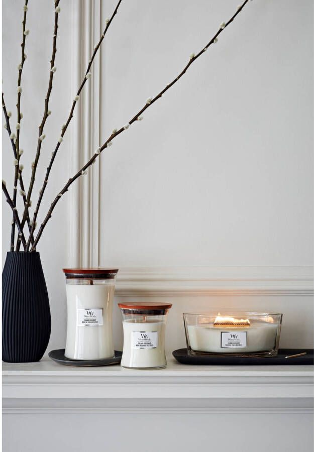 WoodWick geurkaars Island Coconut Medium