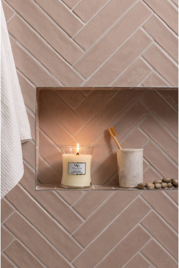 WoodWick geurkaars Island Coconut Medium