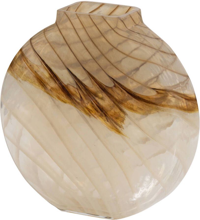 WOOOD Norbert Vaas Handgevormd Glas Bruin 26x25x8