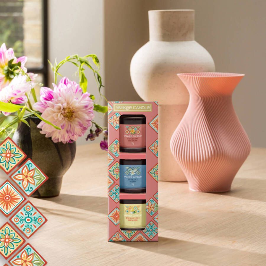 Yankee Candle geurkaars Giftset Hello Italy! (set van 3)
