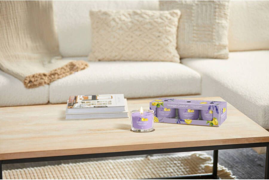 Yankee Candle geurkaars Giftset Lemon Lavender (set van 3)