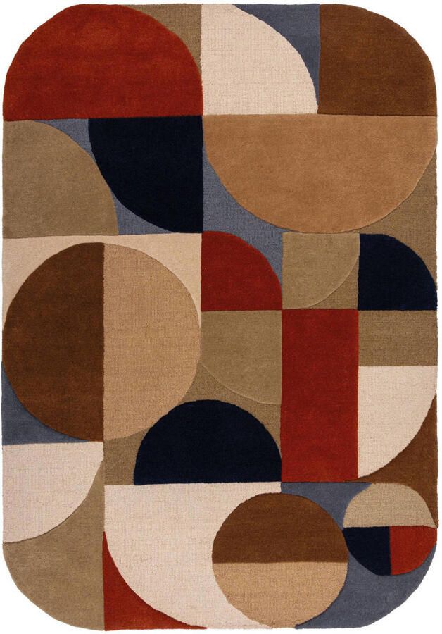 Flair Rugs Mia Ovaal Abstract Vloerkleed Wol
