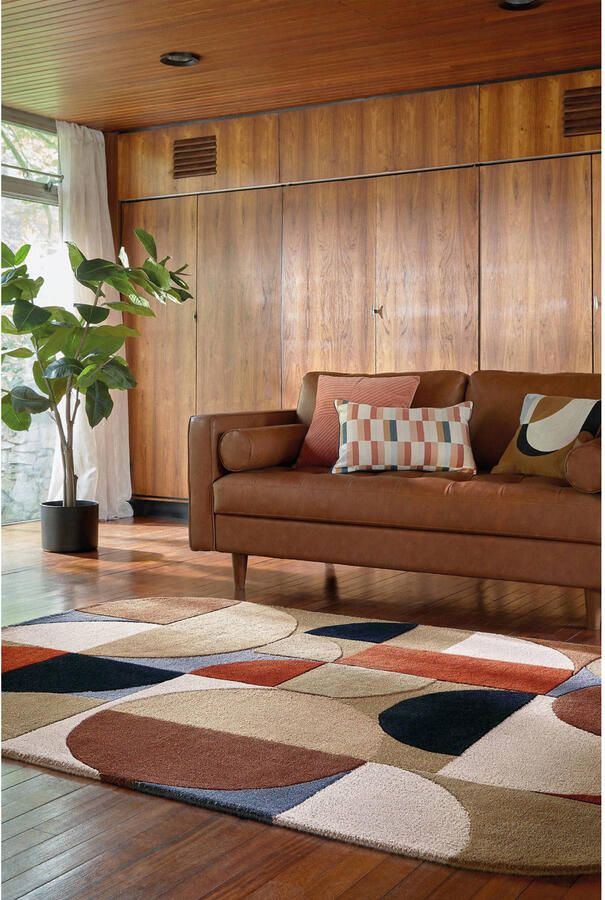 Flair Rugs Mia Ovaal Abstract Vloerkleed Wol - Foto 3