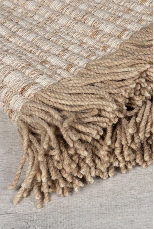 Flair Rugs Rene Geribd Vloerkleed van Wol