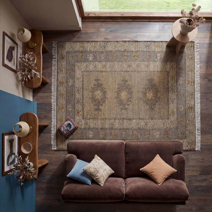 Flair Rugs vloerkleed jute (200X140 cm) - Foto 2