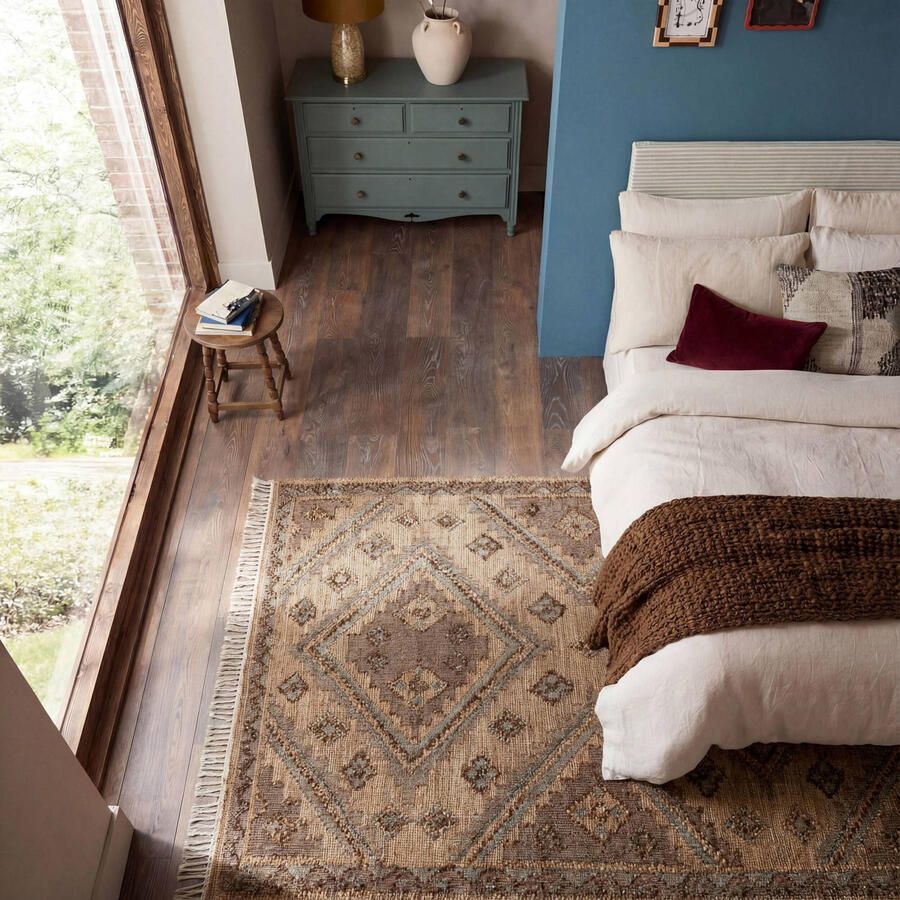 Flair Rugs vloerkleed jute (200X140 cm) - Foto 2