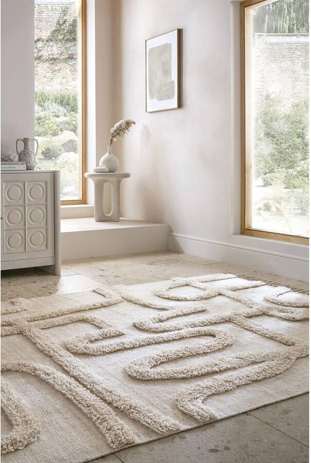 Flair Rugs Loma Overtuft Abstract Vloerkleed van Wol - Foto 3