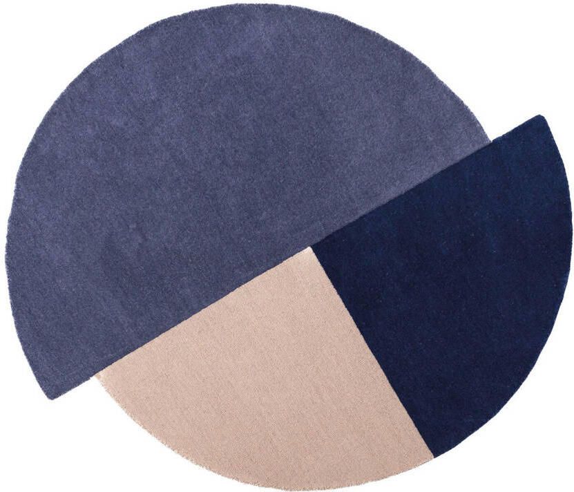 Flair Rugs Vloerkleed Mia Segment Cirkel Wol - Foto 3