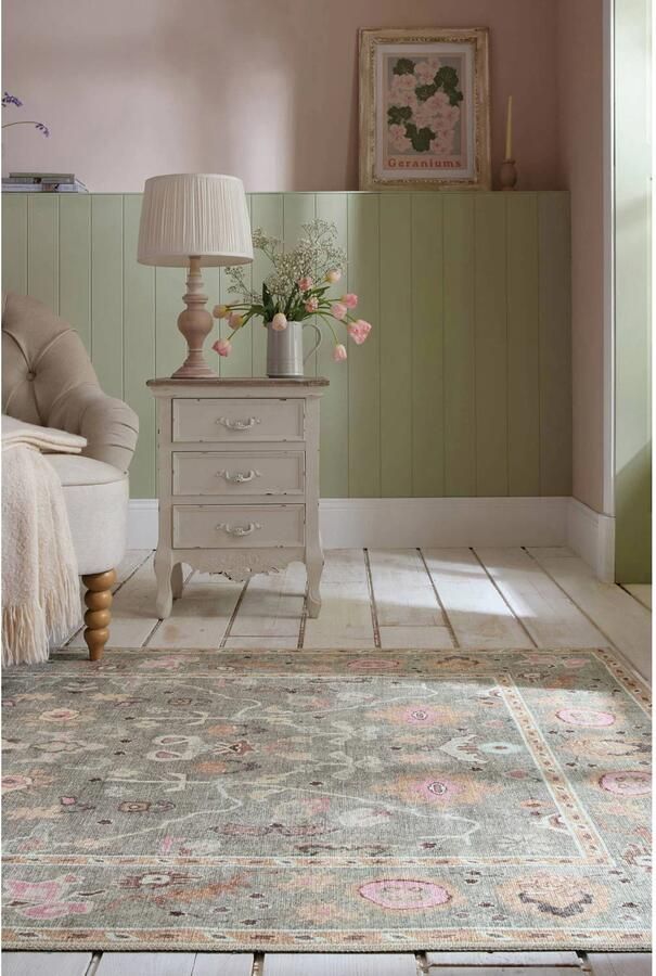 Flair Rugs Una Wasbaar Traditioneel Vloerkleed - Foto 3