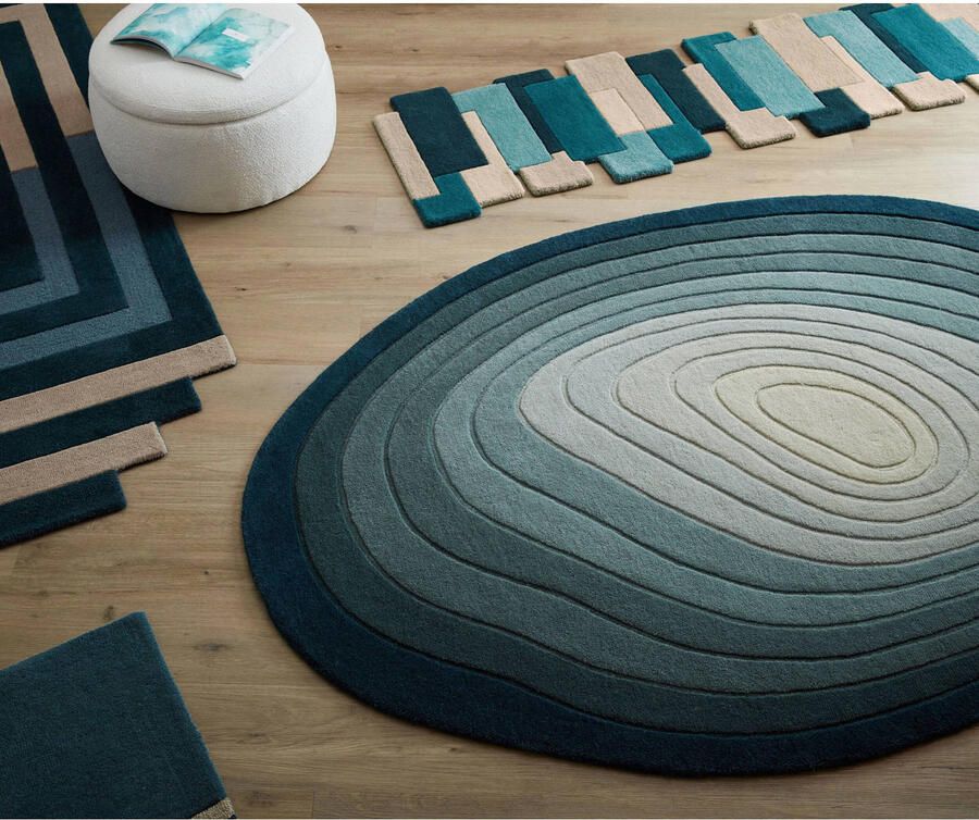 Flair Rugs Puddle Ombre Modern Vloerkleed Wol