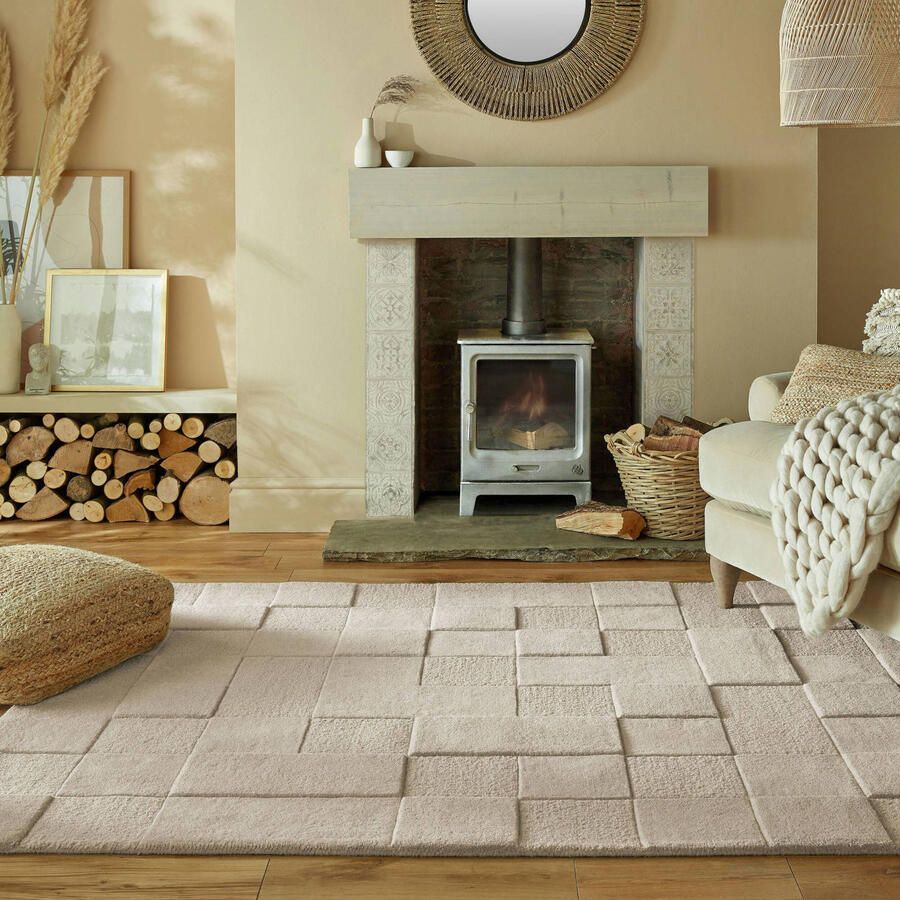 Flair Rugs Checkerboard Modern Vloerkleed Wol
