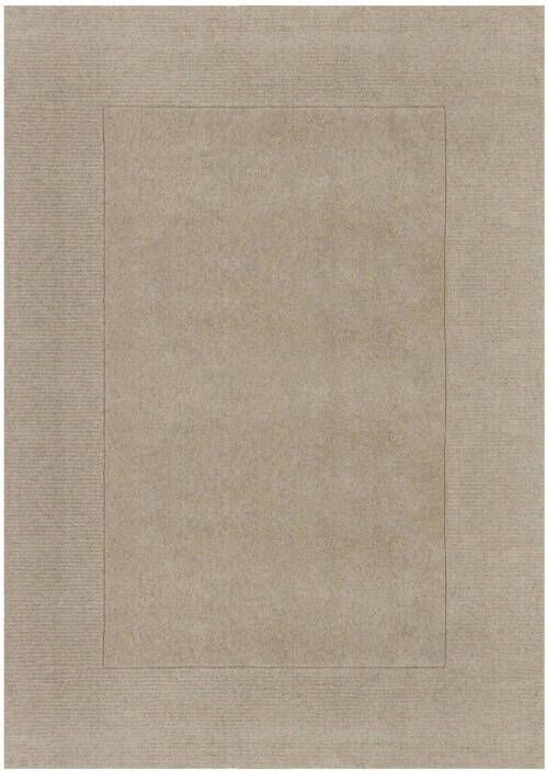 Flair Rugs Texture Wool Border Modern Vloerkleed Wol