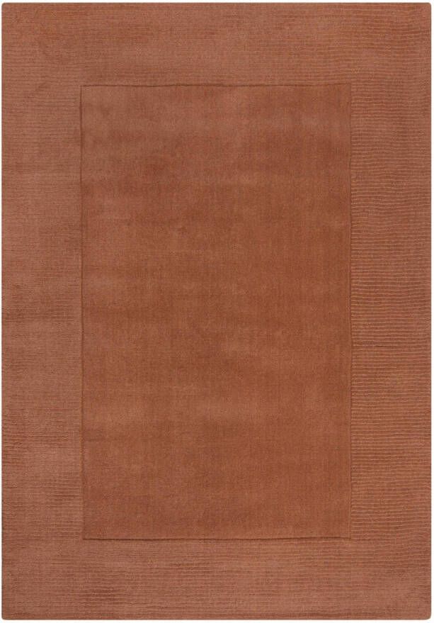 Flair Rugs Texture Wool Border Modern Vloerkleed Wol