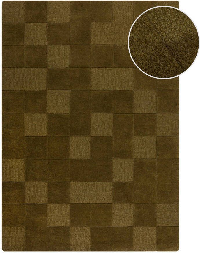 Flair Rugs Checkerboard Modern Vloerkleed Wol - Foto 3
