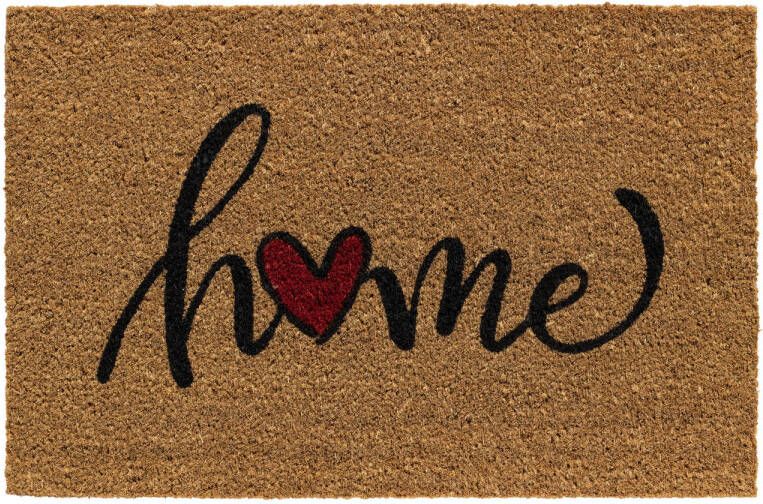 Hamat deurmat E-Coco Print Home Heart (40x60 cm)