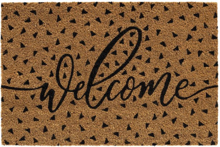 Hamat deurmat E-Coco Print Welcome Triangles (40x60 cm)