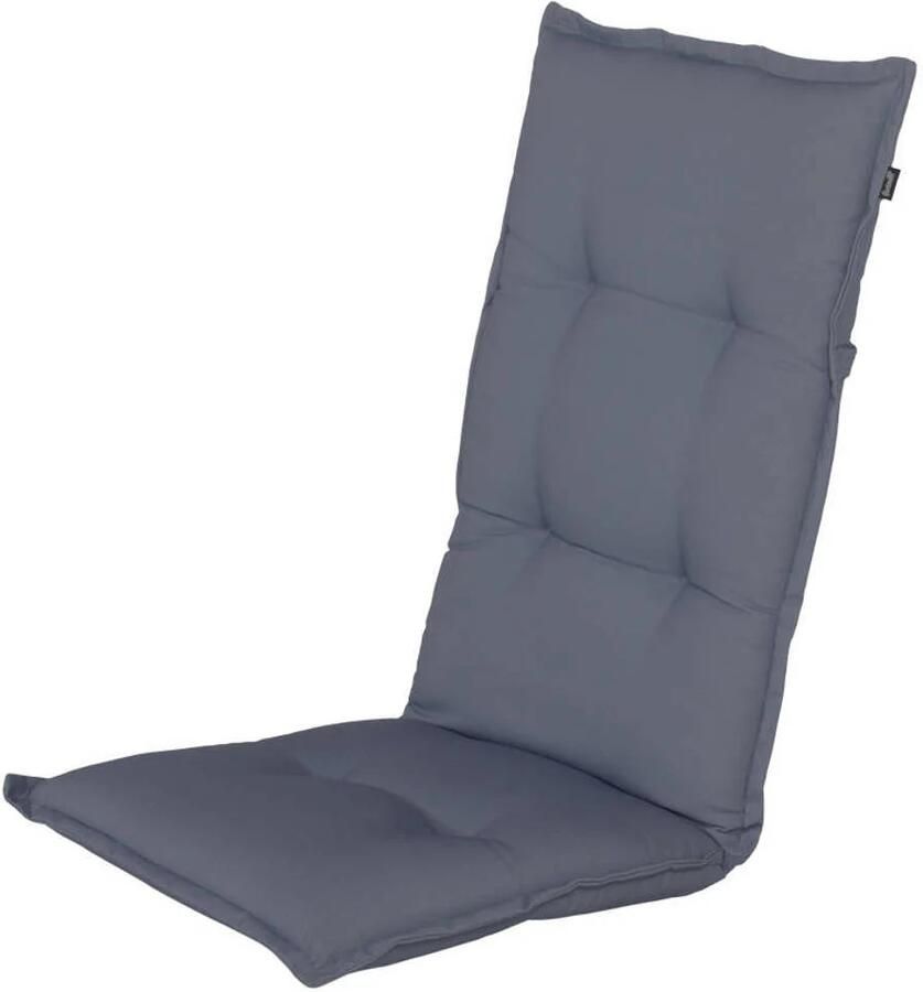 Hartman tuinkussen hoge rug Cuba Graphite Blue (123x50x8 cm) (set van 2) - Foto 2