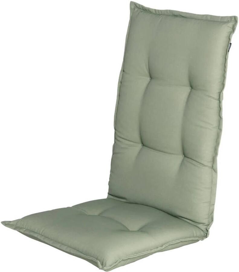Hartman tuinkussen hoge rug Cuba Soft Green (123x50x8 cm) (set van 2) - Foto 2