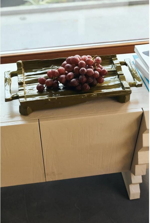 HKLIVING dienblad groen x Teun Zwets - Foto 3