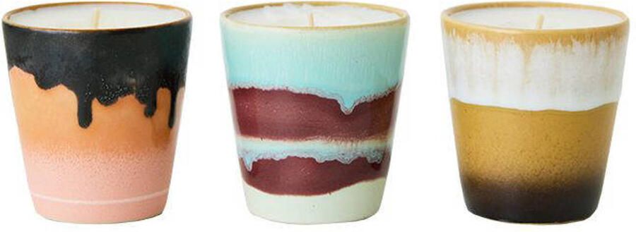 HKLIVING geurkaars 70's Christmas special Frost & Firewood (set van 3) - Foto 3