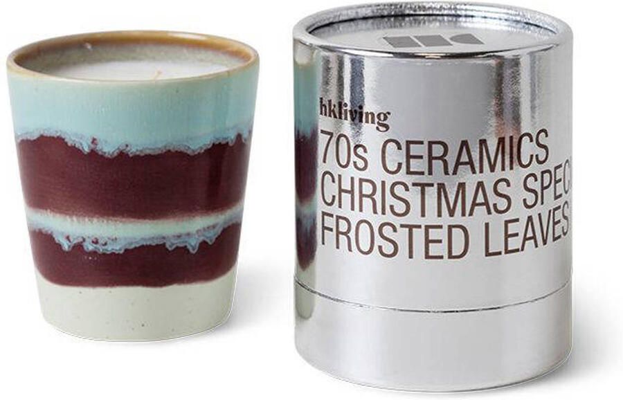 HKLIVING geurkaars 70's Christmas special Frosted leaves - Foto 3
