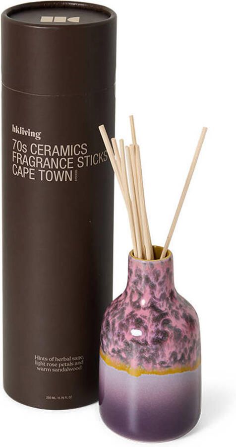 HKLIVING geurstokjes 70's ceramics Cape Town 200 ml - Foto 3