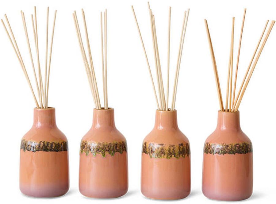HKLIVING geurstokjes 70's ceramics Miami 200 ml