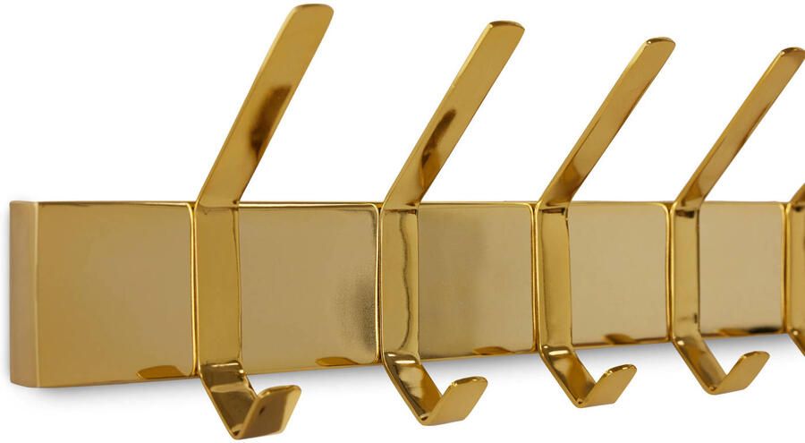 HKliving Kapstokhaak L Brass