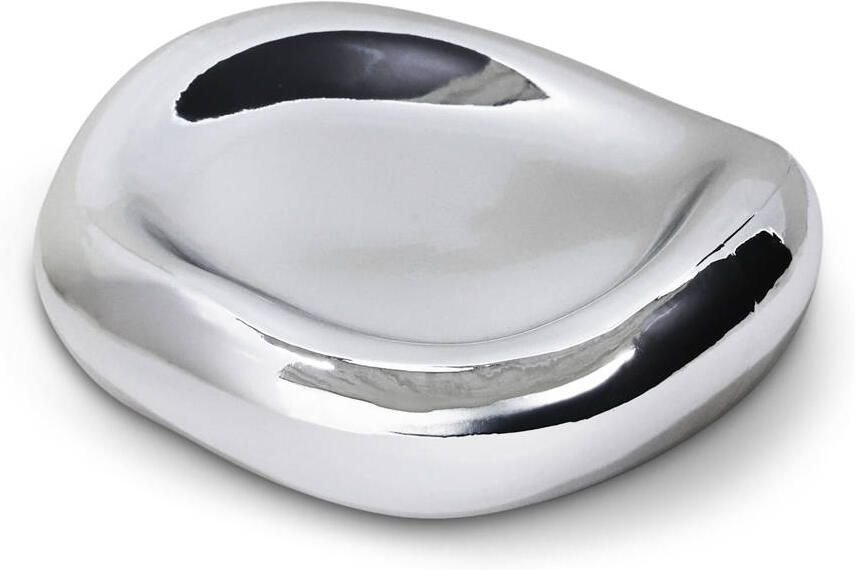 HKLIVING Gleam Glass Schaaltje Chrome