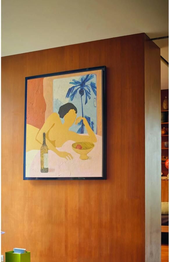 HKLIVING schilderij Catch my drift (107x127 cm) - Foto 3