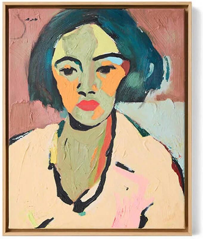 HKLIVING schilderij handgemaakt (43x4x53 cm)