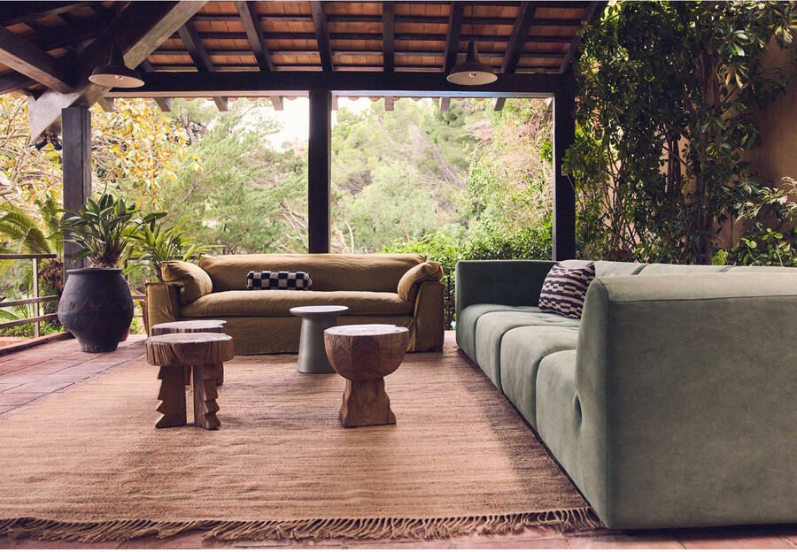 HKLIVING Natural Sierkussen 40 x 70 cm Monochrome