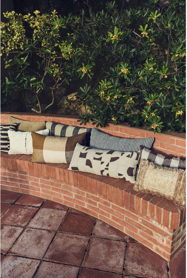 HKLIVING Bayside Linen Sierkussen 40 x 60 cm
