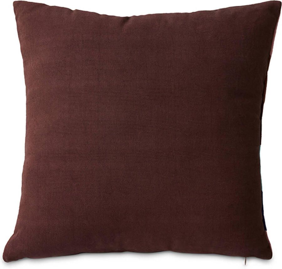 HKLIVING Striped Velvet Sierkussen 45 x 45 cm Eventide - Foto 2