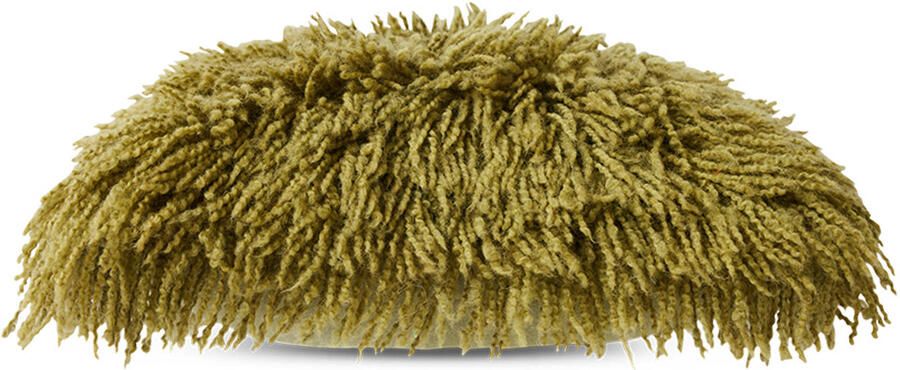 HKLIVING Fluffy Sierkussen 50 x 50 cm Olive - Foto 2